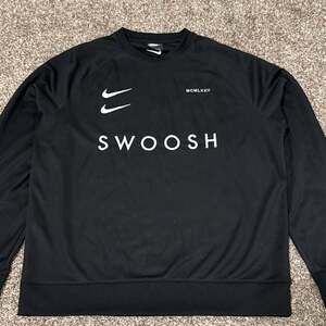 Nike Swoosh Crewneck Sweatshirt Black M MCLXXII